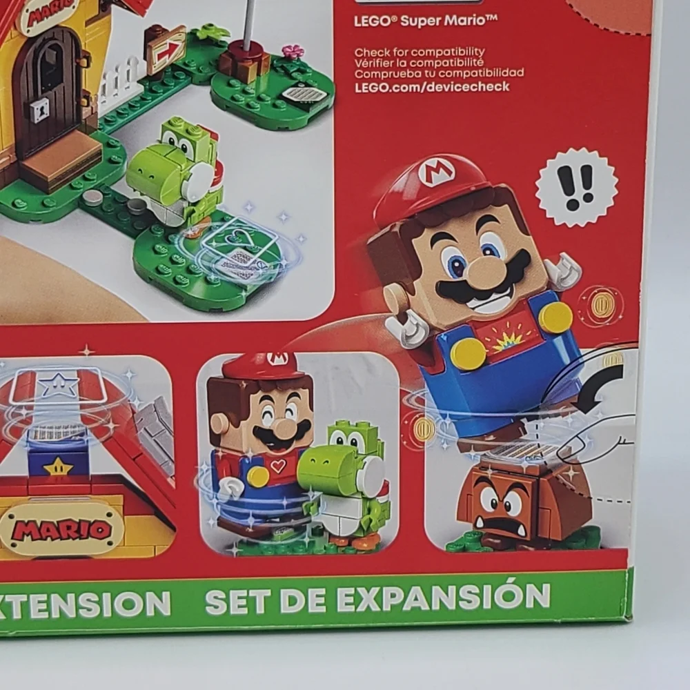 Lego Super Mario Mario's House & Yoshi Expansion Set 71367 205 pc New in Box